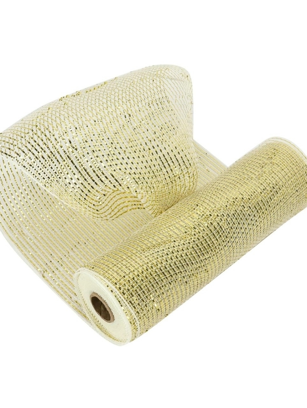 Decorative Mesh Ribbon - Gold - Picture 6 of 6
